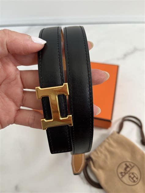 hermes mini constance belt review